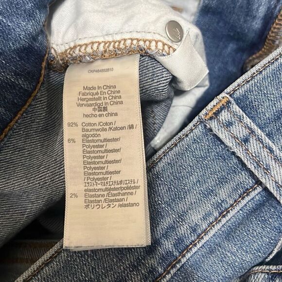 Madewell Cali Demi-Boot Jeans in Shoreham Wash Cropped Mid-Rise Womens size 26 - Picture 9 of 10